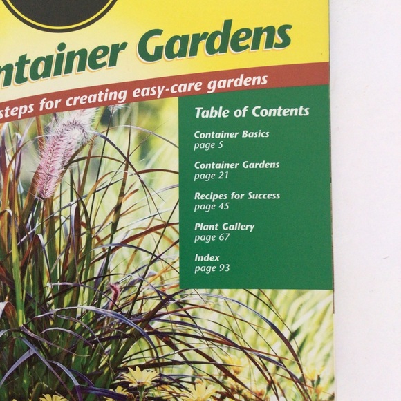 MIRACLE GRO CONTAINER GARDEN HOW TO WATERPROOF BOOK NWT - Picture 5 of 16